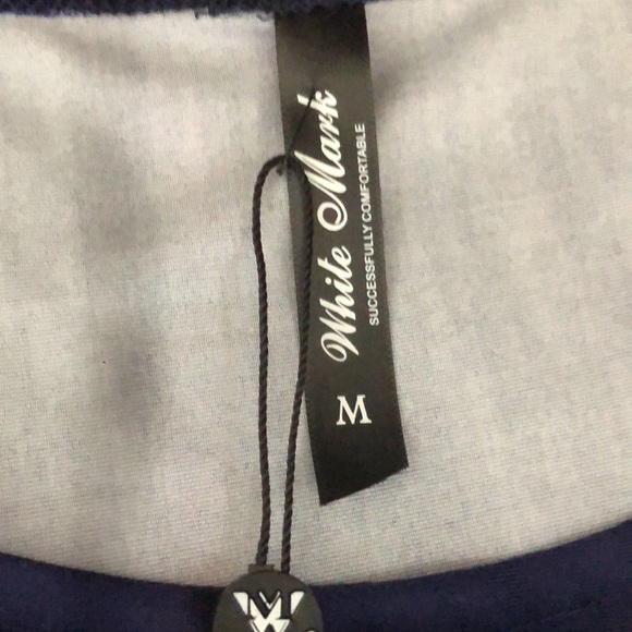 White Mark Tunic Navy Medium - Picture 7 of 13